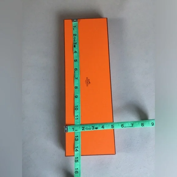 HERMES EMPTY BOX WITH ONE TISSUE SHEET NO LOGO SMALL CARD LOGO PRINTED ENVELOPE - Picture 14 of 14